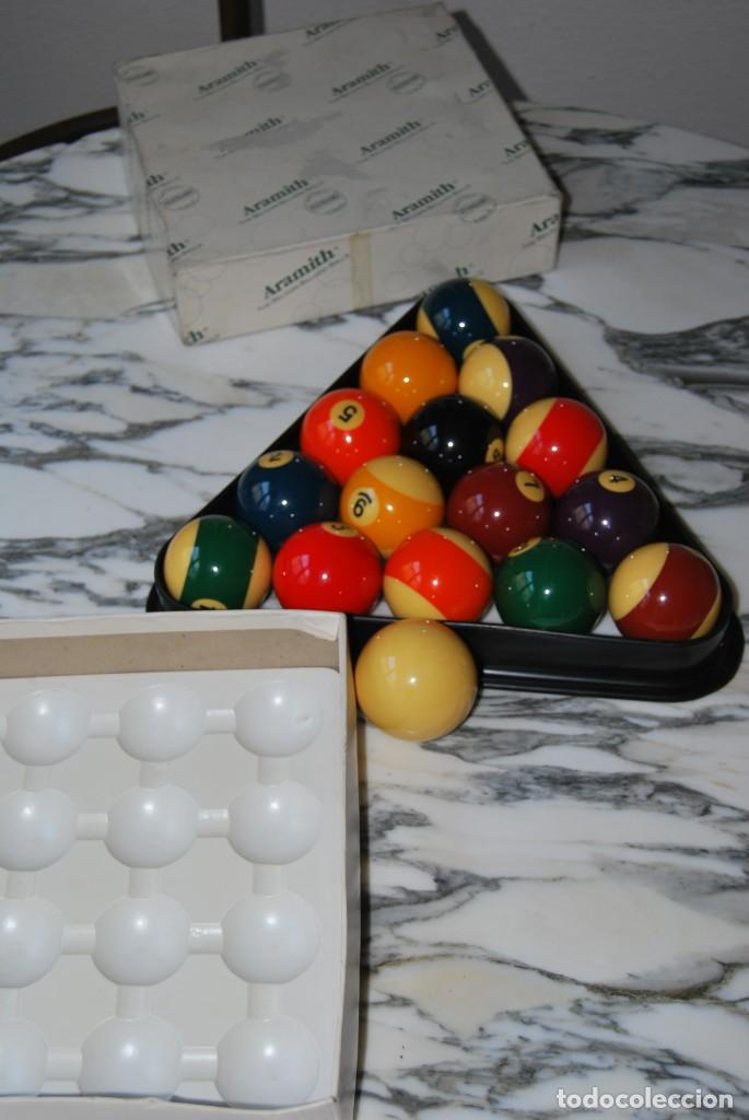 Coleccionismo deportivo: JUEGO DE BOLAS DE BILLAR - ARAMITH BELGIUM - Foto 3