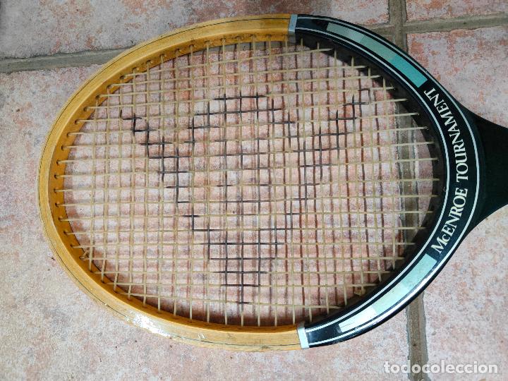 Coleccionismo deportivo: Raqueta de tenis antigua Dunlop Mcenroe - Foto 3