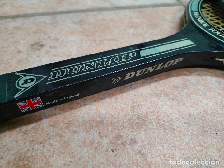 Coleccionismo deportivo: Raqueta de tenis antigua Dunlop Mcenroe - Foto 6