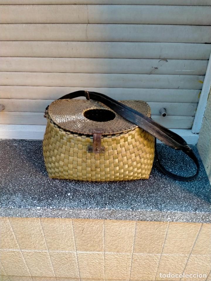 Coleccionismo deportivo: CESTA DE PESCA - Foto 1
