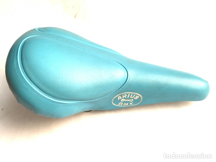 Collectionnisme sportif: Sill&iacute;n de BMX a&ntilde;os 80 arius acolchado azul
