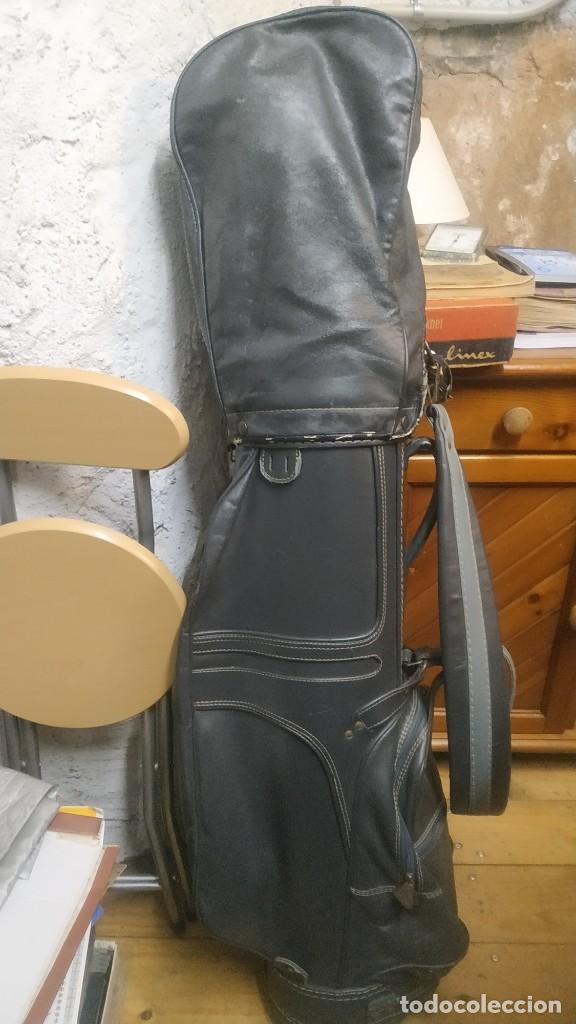 Collectionnisme sportif: Lote palos de golf + funda