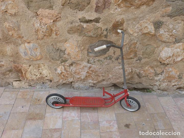 Coleccionismo deportivo: Patinete met&aacute;lico - Foto 3