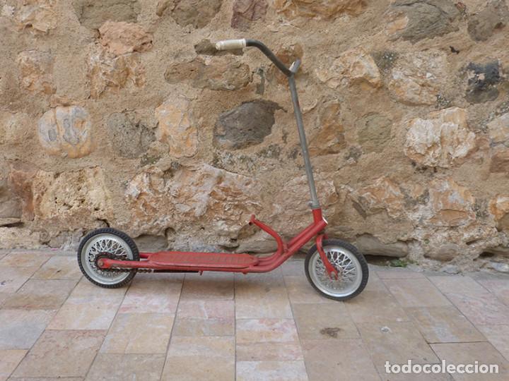 Coleccionismo deportivo: Patinete met&aacute;lico - Foto 4