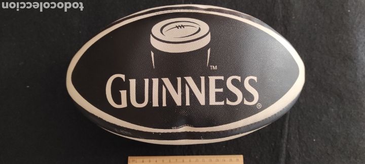 Coleccionismo deportivo: Bal&oacute;n de rugby Gilbert Guiness - Foto 2