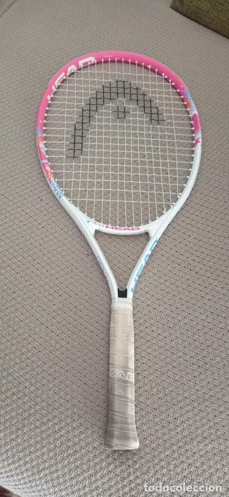 Sammelleidenschaft Sport: RAQUETA RACQUET HEAD REBELS MARIA PARA NI&Ntilde;AS 15