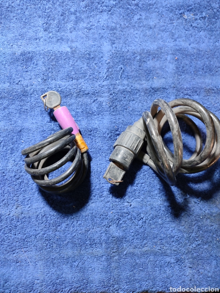 Coleccionismo deportivo: Lote 2 candados de bicicleta - Foto 1