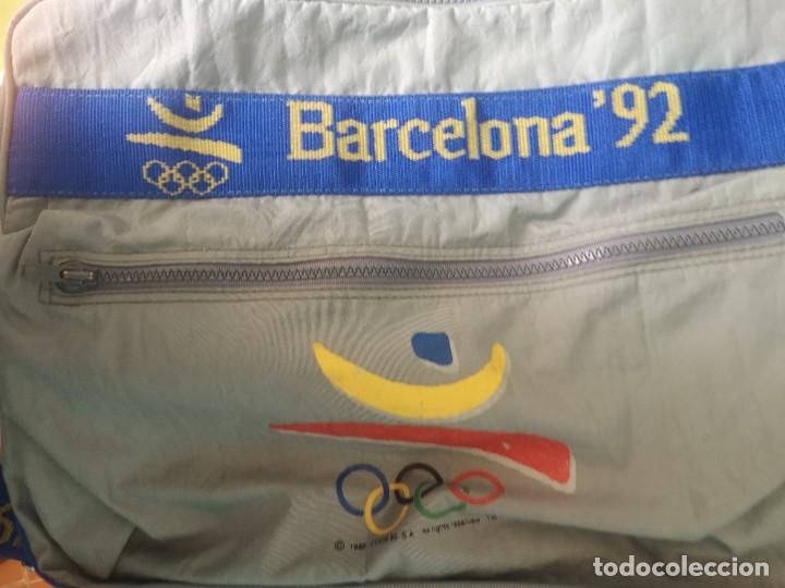 Coleccionismo deportivo: Bolso de las olimpiadas 1992 Barcelona - Foto 3