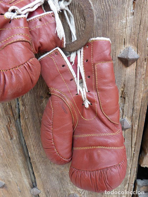 Coleccionismo deportivo: Guantes de boxeo vintage - Foto 3
