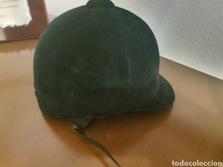 Coleccionismo deportivo: casco de hipica talla 55. - Foto 2