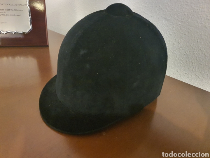Coleccionismo deportivo: casco de hipica talla 55. - Foto 1