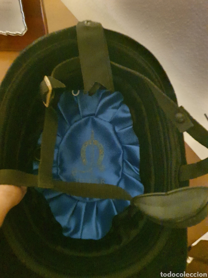 Coleccionismo deportivo: casco de hipica talla 57. - Foto 4