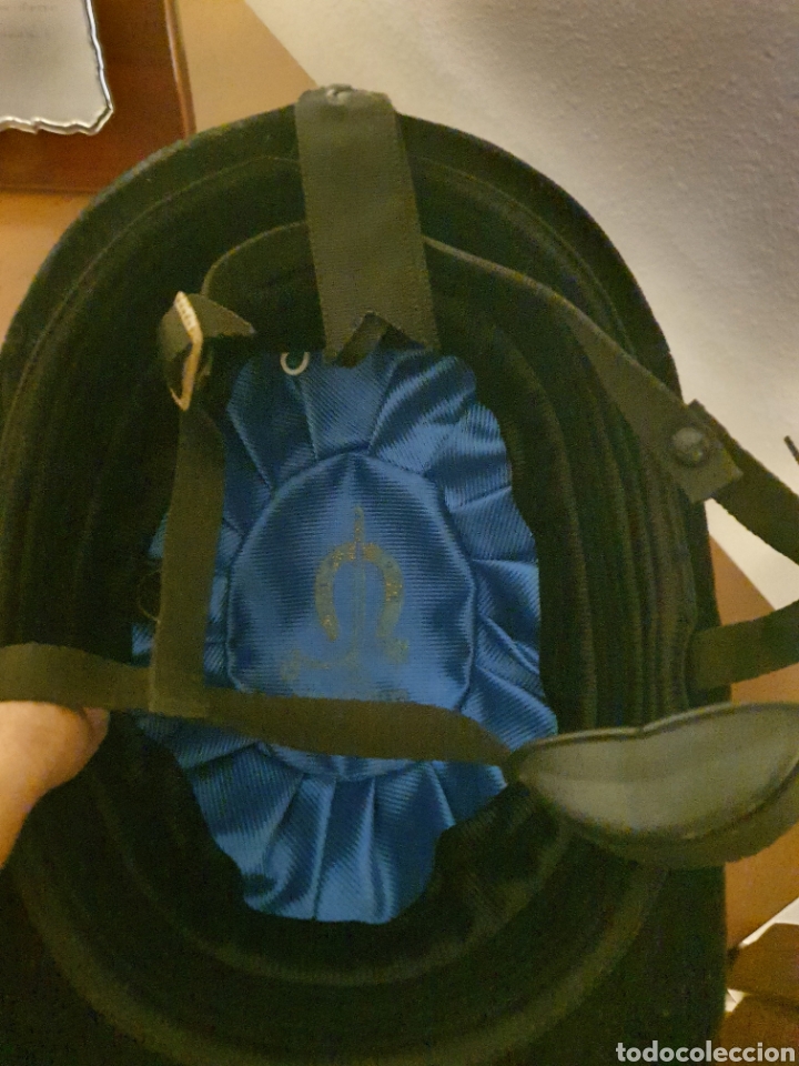 Coleccionismo deportivo: casco de hipica talla 57. - Foto 5