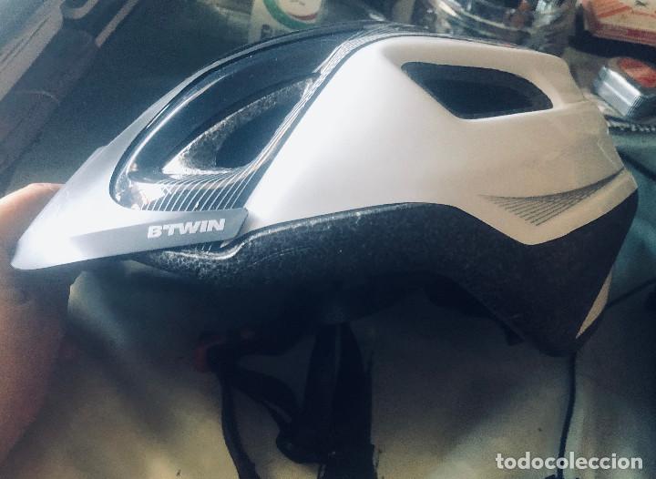Collectionnisme sportif: Casco de ciclista. Marca BTWIN. Talla M (53 - 57 cm). Como nuevo.