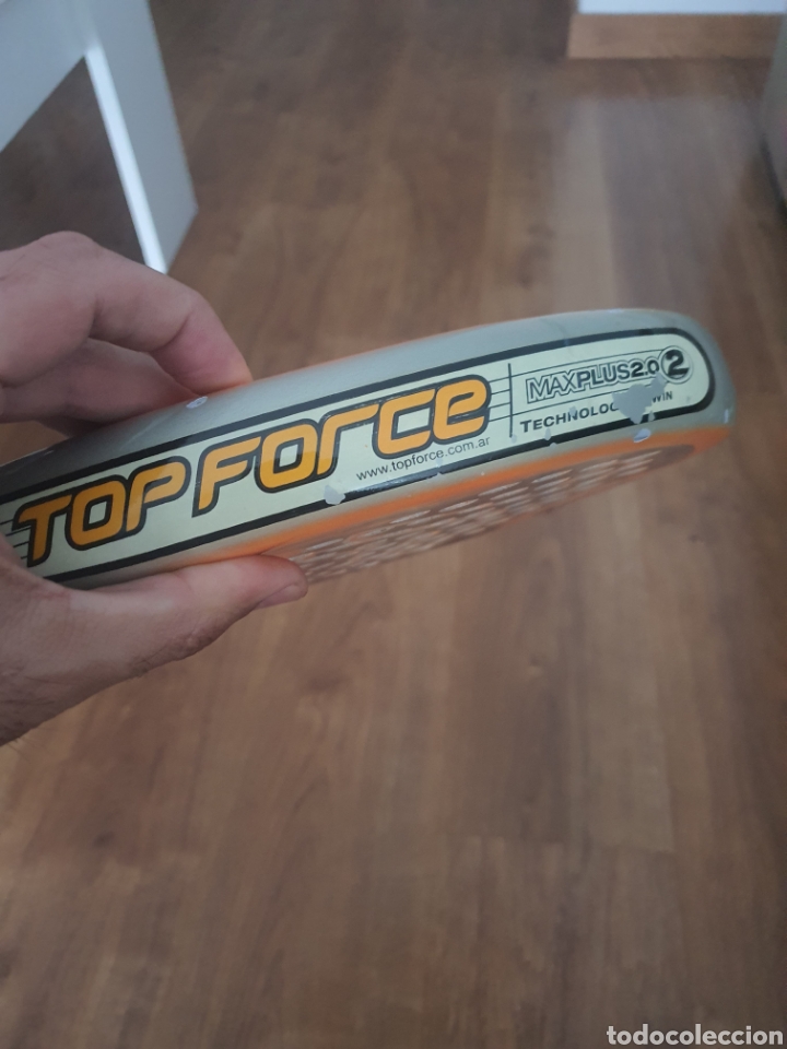 Coleccionismo deportivo: pala de padel top force max plus 2.0 - Foto 7