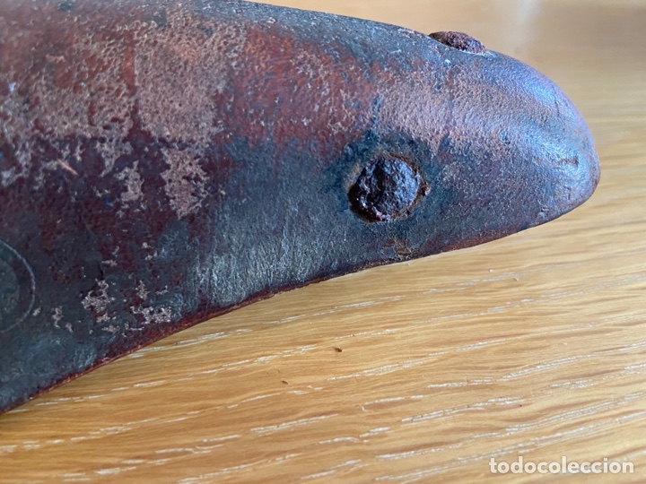 Coleccionismo deportivo: Antiguo sillin de cuero de bicicleta - Foto 5