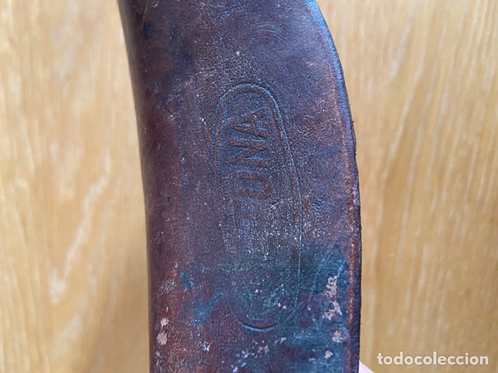 Coleccionismo deportivo: Antiguo sillin de cuero de bicicleta - Foto 11