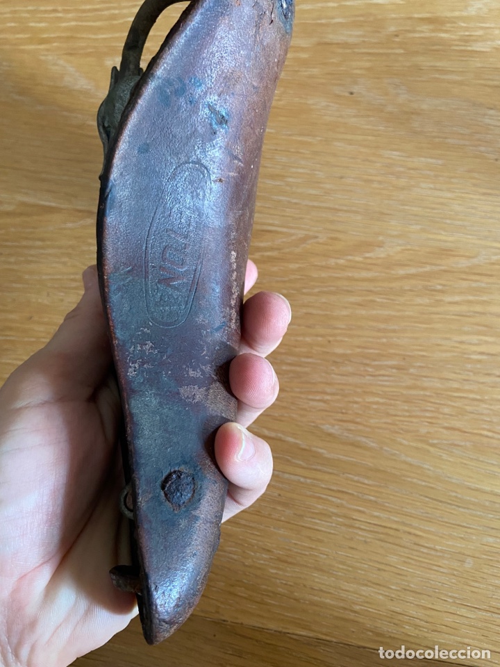Coleccionismo deportivo: Antiguo sillin de cuero de bicicleta - Foto 12