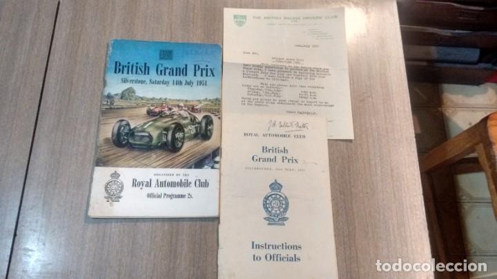 Coleccionismo deportivo: BRITISH GRAND PRIX - 1951 - Foto 1
