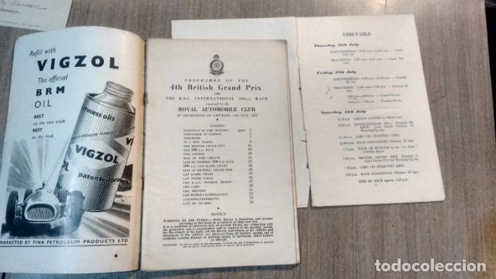 Coleccionismo deportivo: BRITISH GRAND PRIX - 1951 - Foto 2
