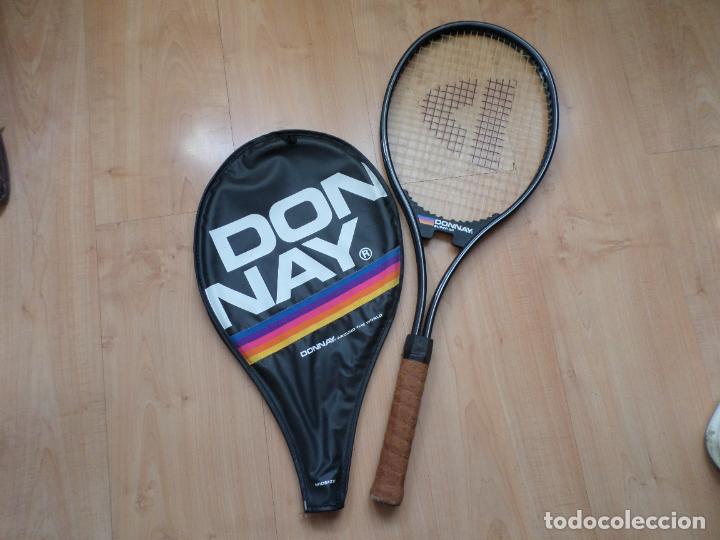 Collezionismo sportivo: raqueta de tenis de aluminio donnay super 25 con funda