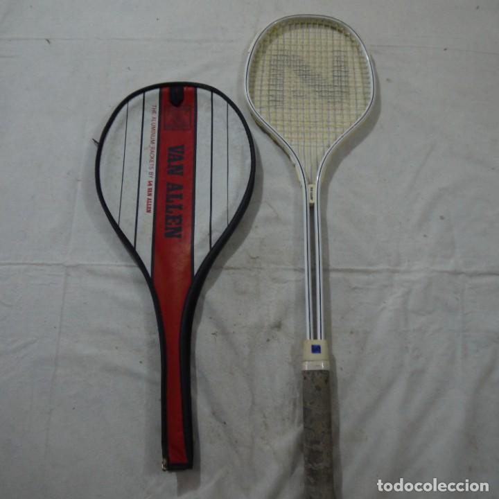 Colecionismo desportivo: RAQUETA DE SQUASH DE ALUMINIO VAN ALLEN - THE ALUMINUM RACKETS BY VAN ALLEN - REF. 55-215