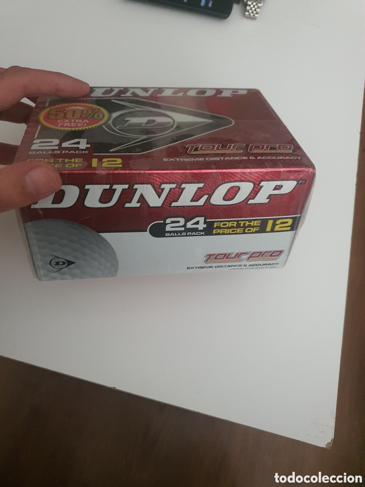Coleccionismo deportivo: pack de 24 bolas de golf dunlop tour pro. - Foto 2