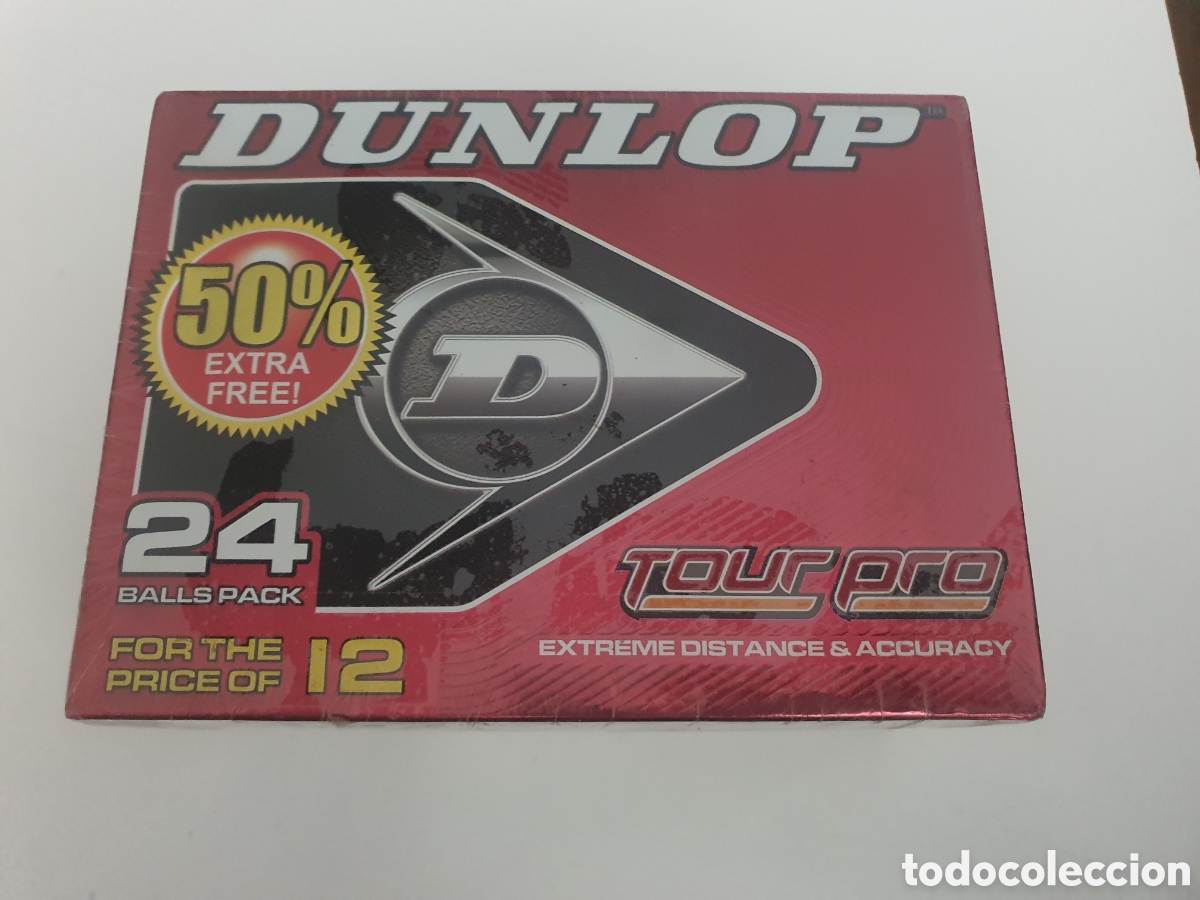 Coleccionismo deportivo: pack de 24 bolas de golf dunlop tour pro. - Foto 1
