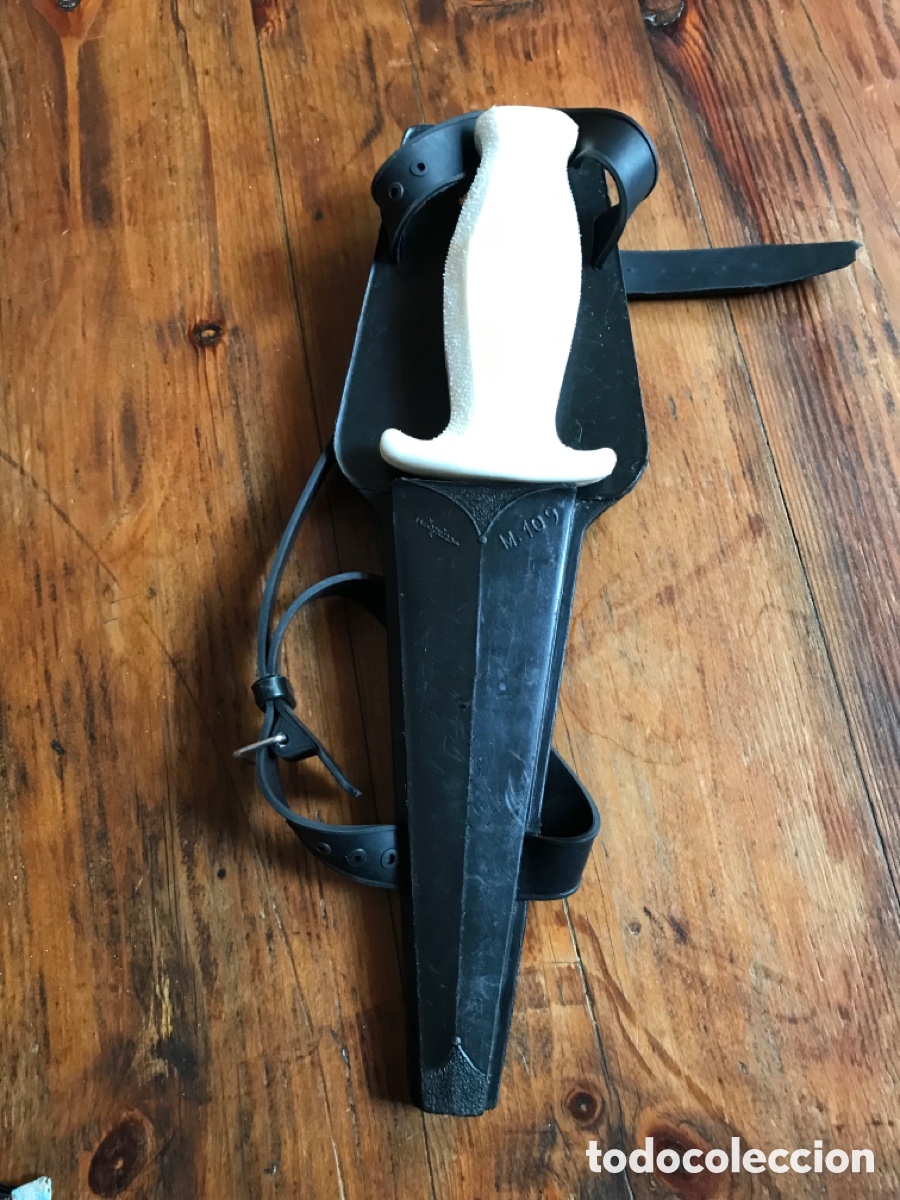 Coleccionismo deportivo: Cuchillo buceo Copino M109. - Foto 1