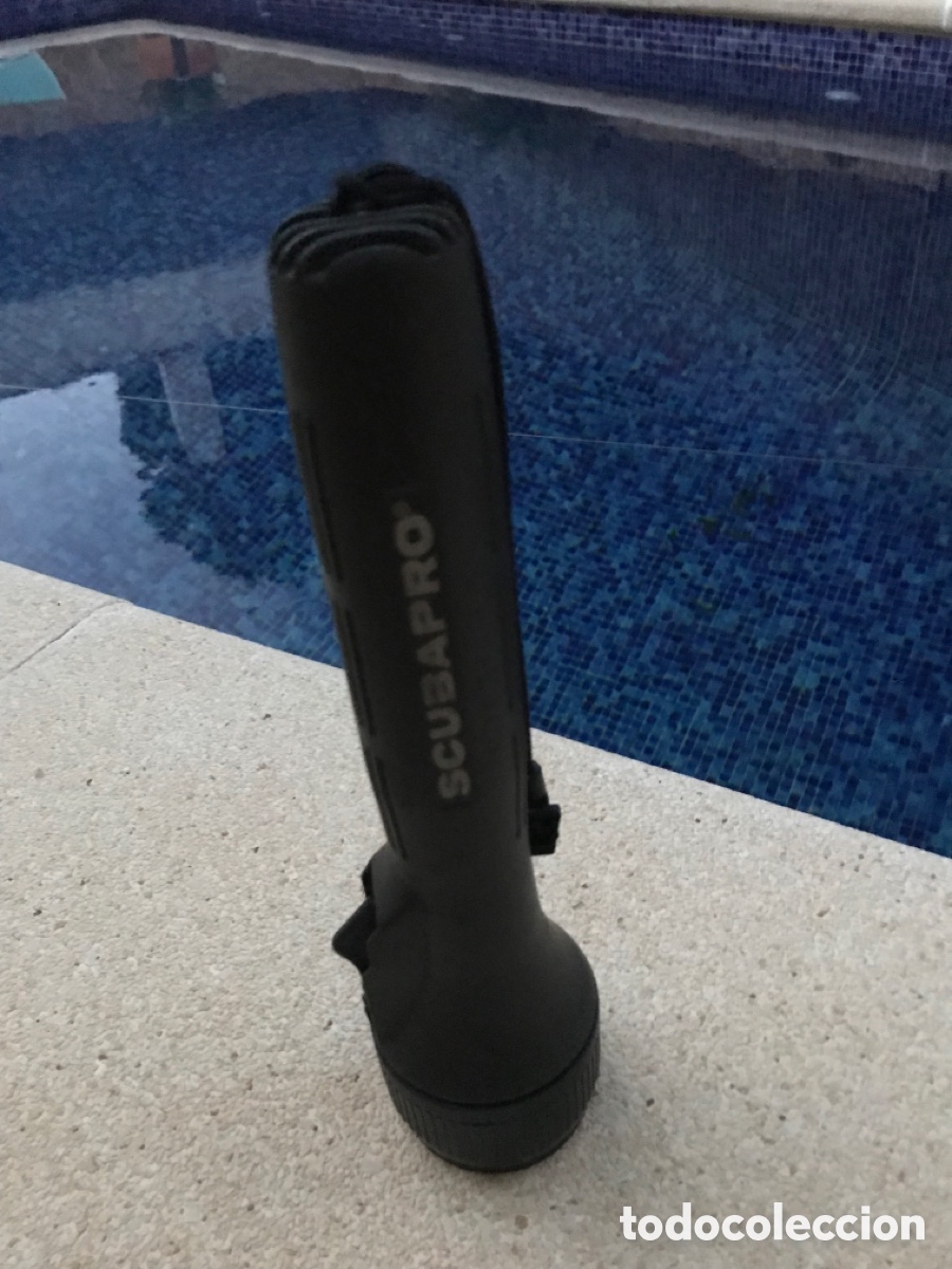 Coleccionismo deportivo: Linterna vintage buceo Scubapro. - Foto 8