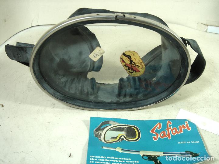 Collezionismo sportivo: NUEVAS&iexcl;&iexcl; SAFARI MOD: IMPALA REF:210-SPAIN A&Ntilde;OS 60/70 - ANTIGUAS GAFAS DE BUCEO -BUCEAR MASCARA 2