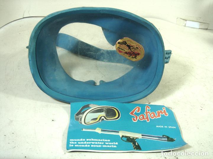 Collezionismo sportivo: NUEVAS&iexcl;&iexcl; SAFARI MOD:BAHIA REF:216-SPAIN A&Ntilde;OS 60/70 - ANTIGUAS GAFAS DE BUCEO -BUCEAR MASCARA
