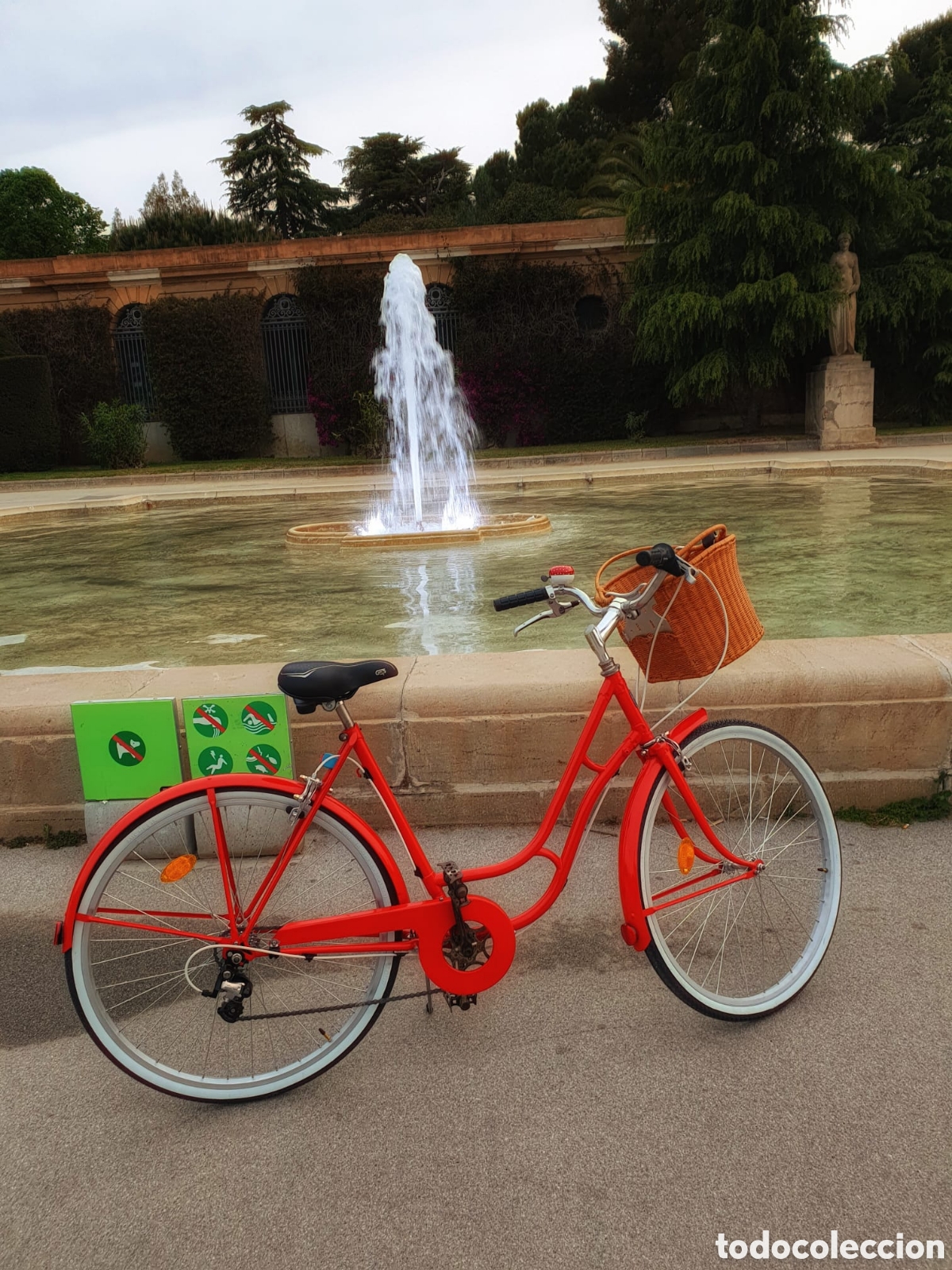 Coleccionismo deportivo: Bicicleta antigua 1949 totalmente restaurada conserva &uacute;ltima matriculacion Lleida 1969