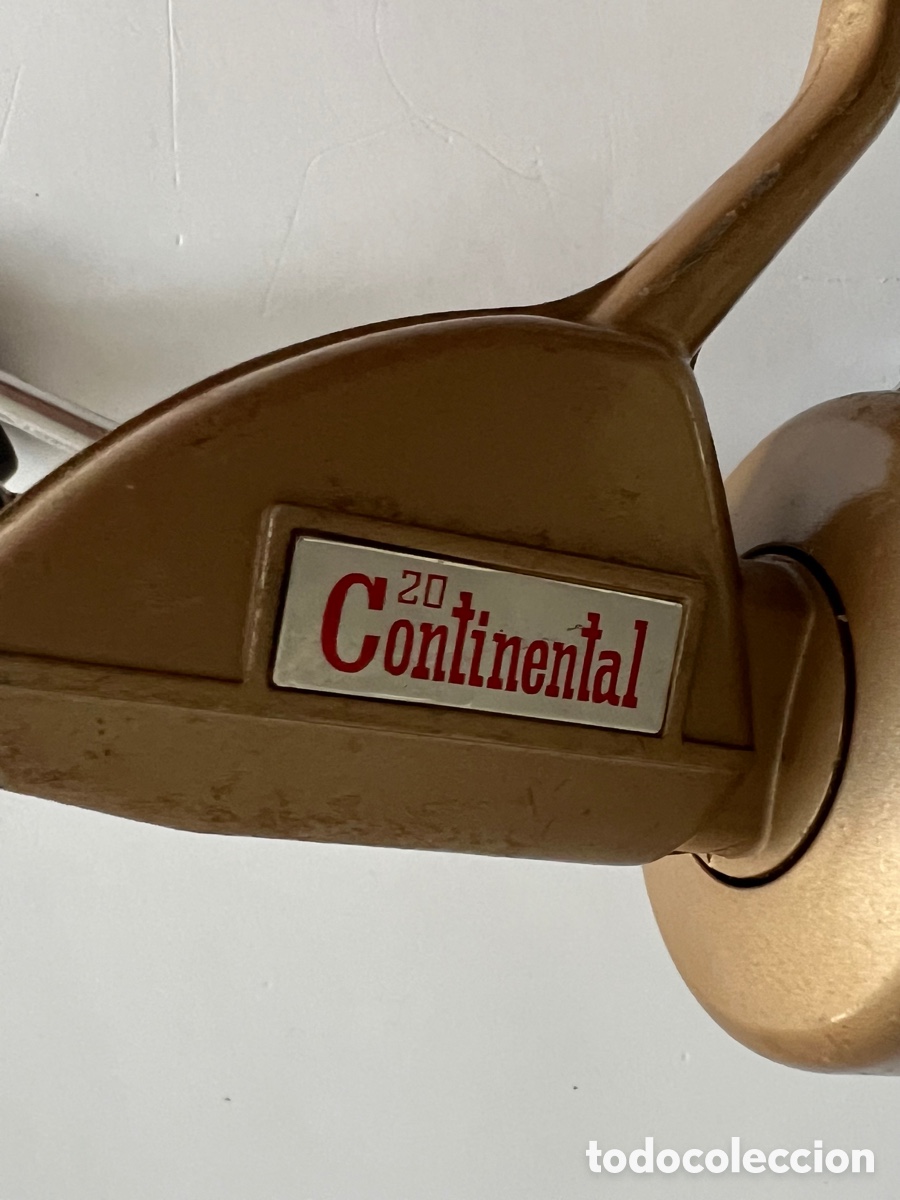 Coleccionismo deportivo: Antiguo carrete pesca Continental - Foto 4