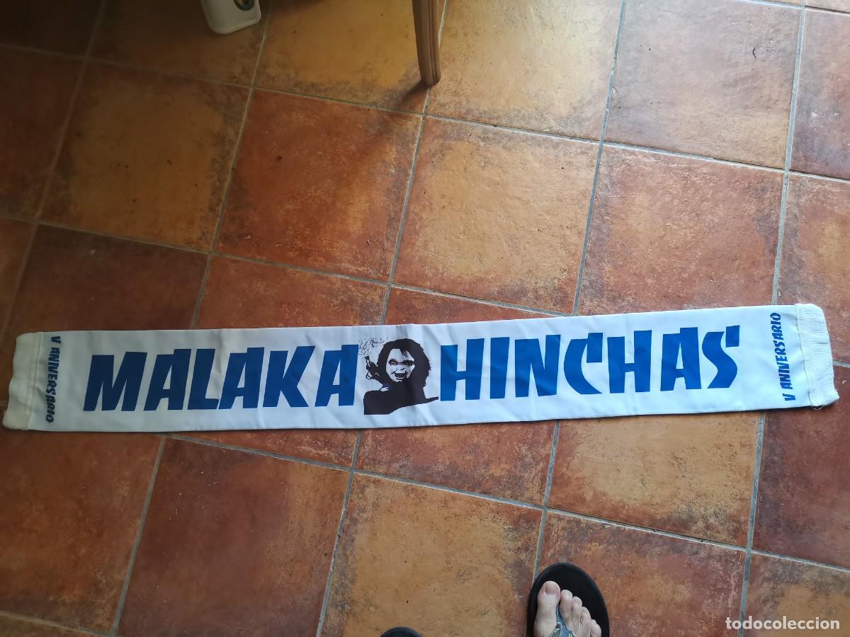 Collezionismo sportivo: bufanda ultras malaka hinchas malaga club de futbol
