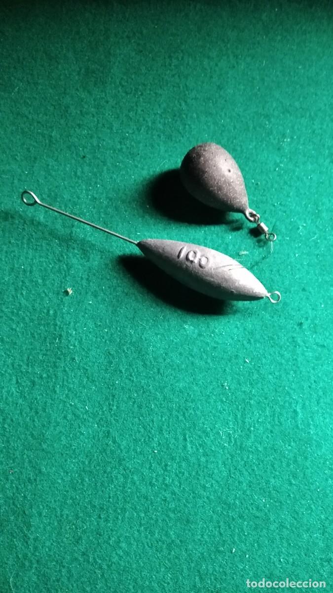 Coleccionismo deportivo: plomos de pesca - Foto 2