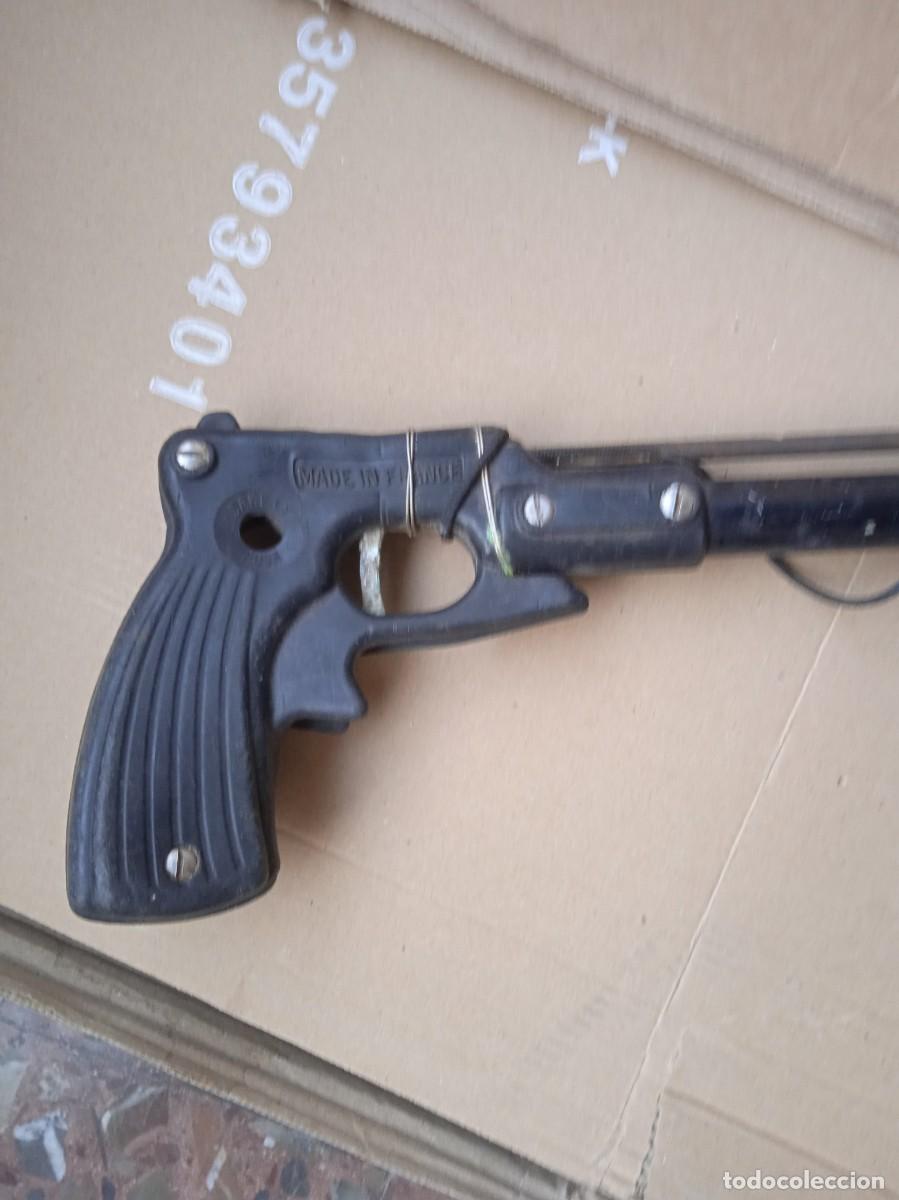 Coleccionismo deportivo: Fusil de pesca antiguo - Foto 4