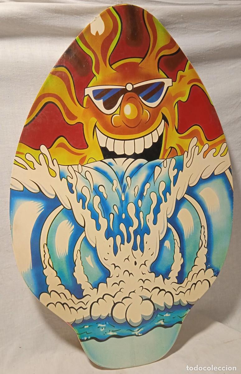 Coleccionismo deportivo: Tabla madera estilo Surf - Foto 1