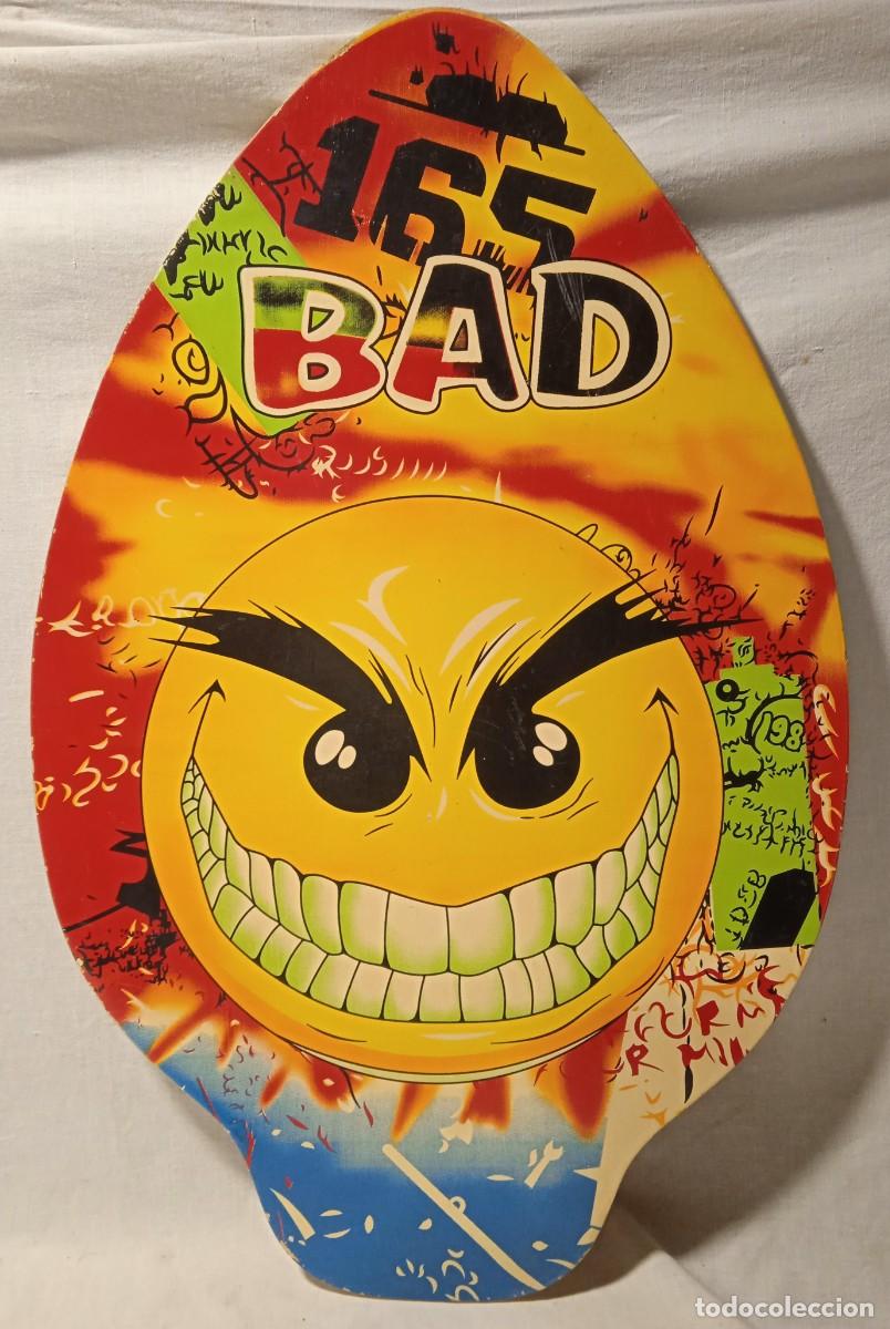 Coleccionismo deportivo: Tabla madera estilo Surf Bad 165 - Foto 1