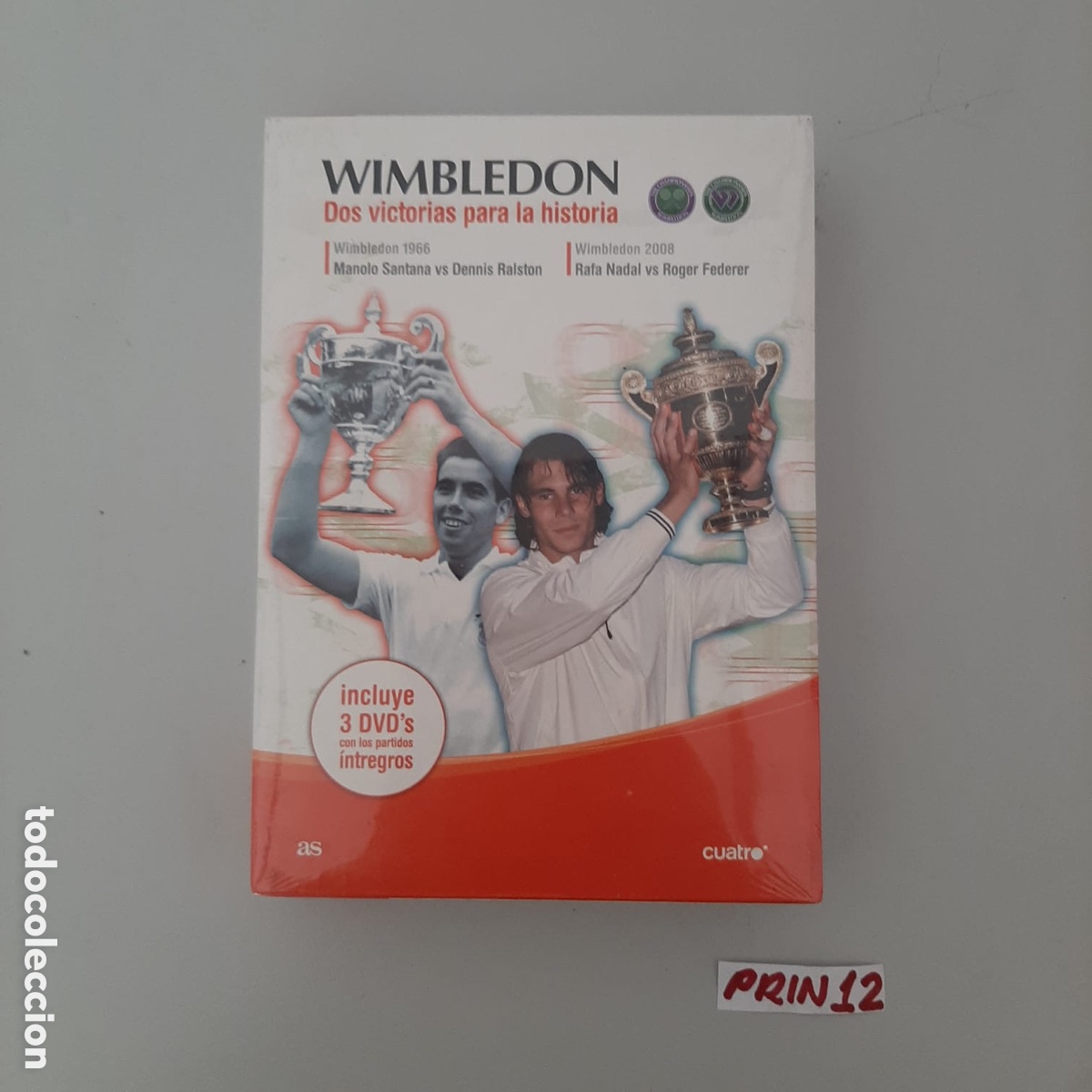 Coleccionismo deportivo: TENIS WILBLEDON 1966 ,2008 - Foto 1