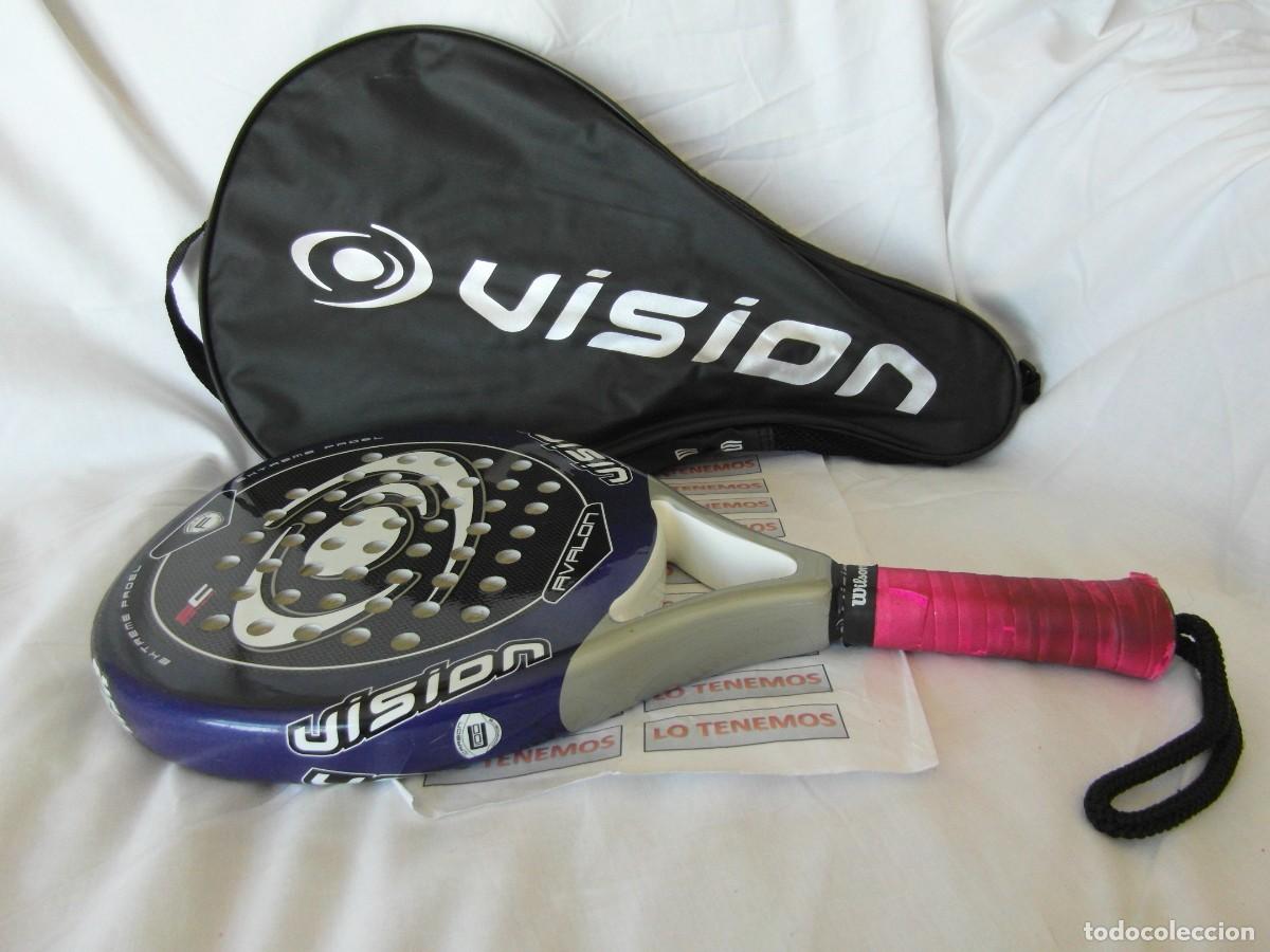 Coleccionismo deportivo: Pala de padel vision avalon 38mm - Foto 1