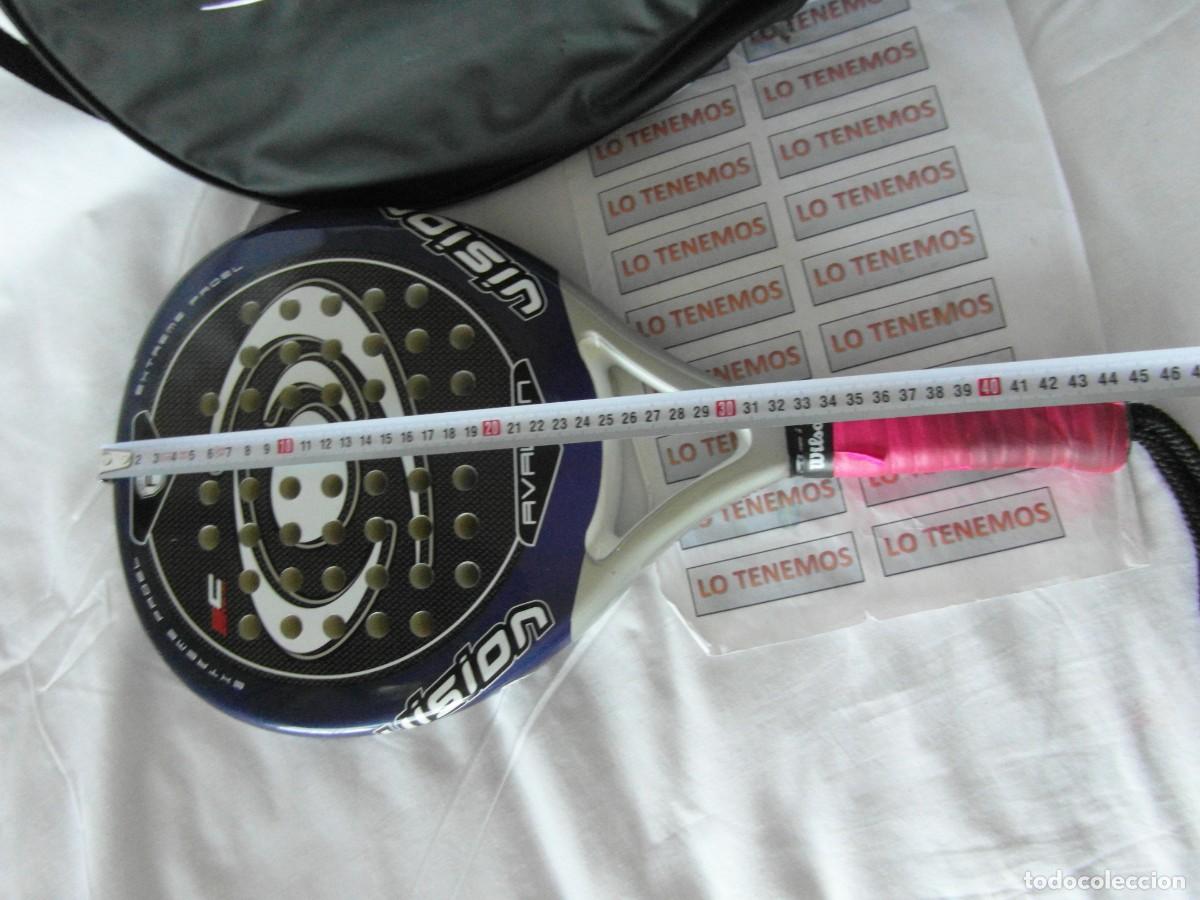 Coleccionismo deportivo: Pala de padel vision avalon 38mm - Foto 9