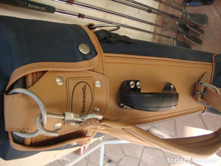 Coleccionismo deportivo: bolsa con palos de golf - Foto 3