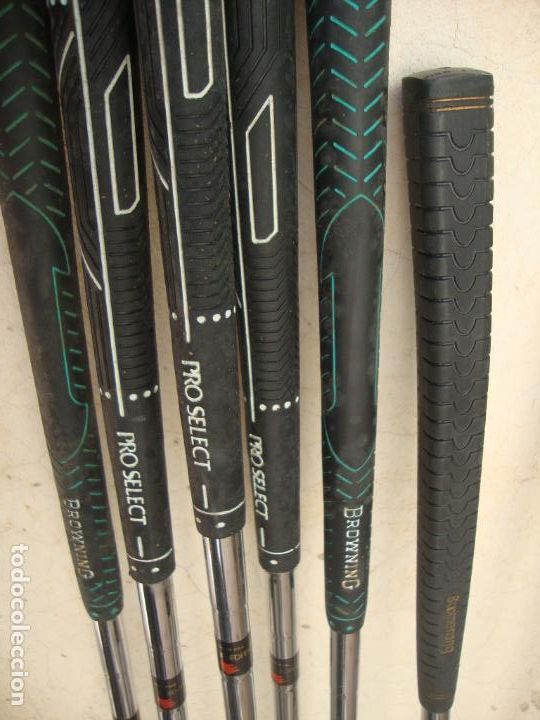 Coleccionismo deportivo: bolsa con palos de golf - Foto 4