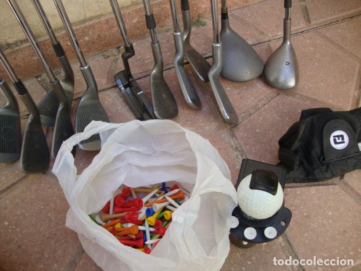 Coleccionismo deportivo: bolsa con palos de golf - Foto 5