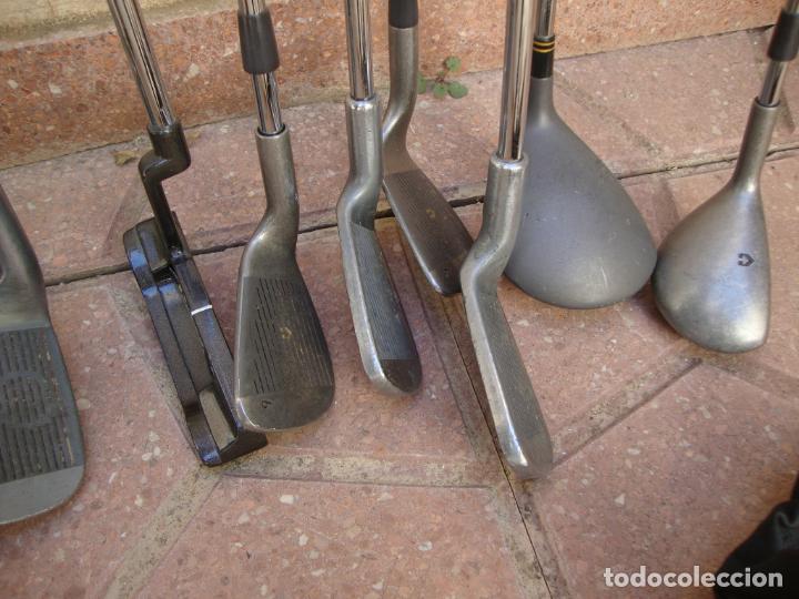 Coleccionismo deportivo: bolsa con palos de golf - Foto 7