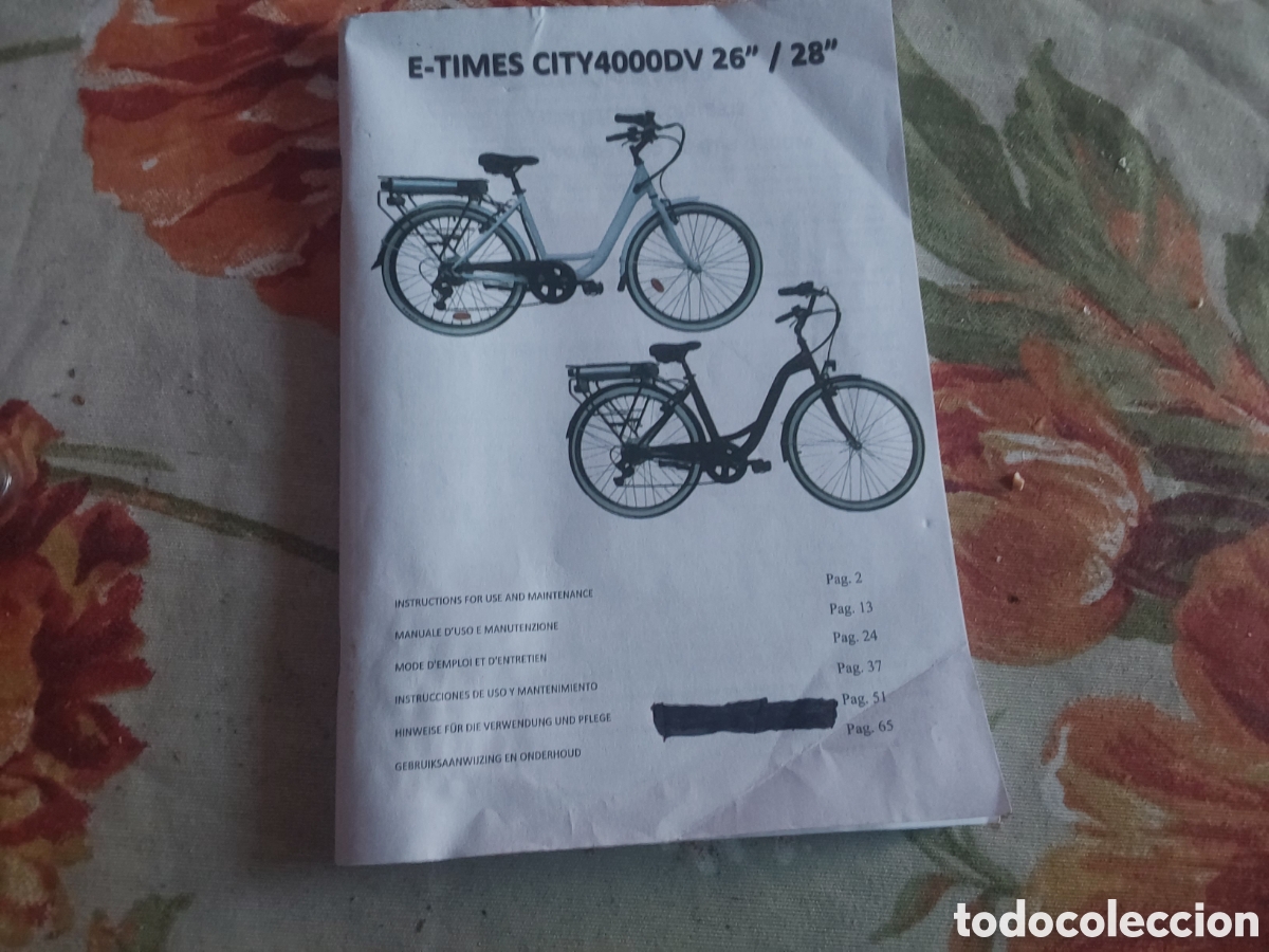Coleccionismo deportivo: BICICLETA ELECTRICA TIPO HOLANDES - Foto 4