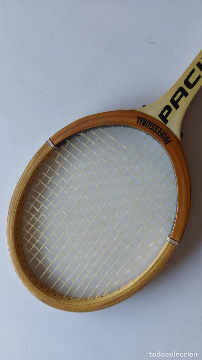 Coleccionismo deportivo: RAQUETA TENIS DE MADERA - Foto 4