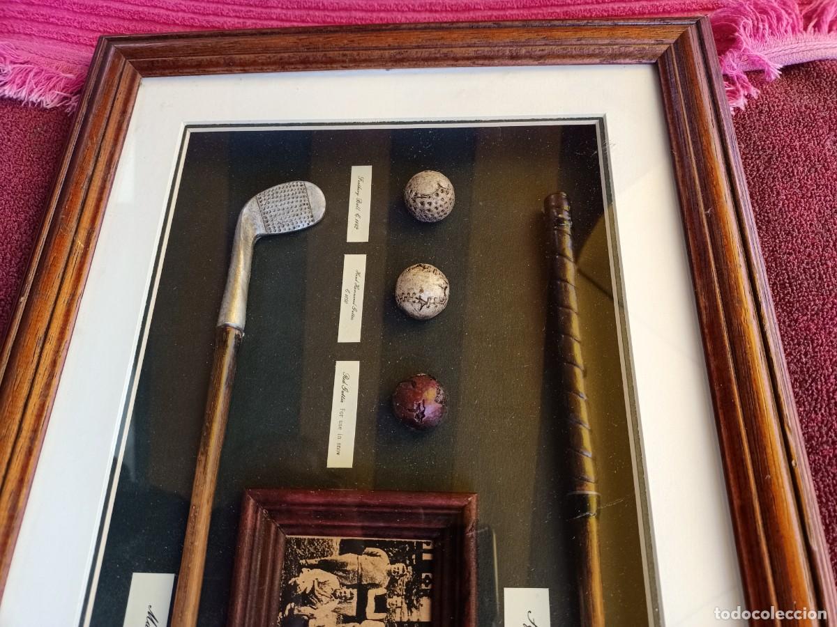Coleccionismo deportivo: Expositor de articulos de golf - Foto 2
