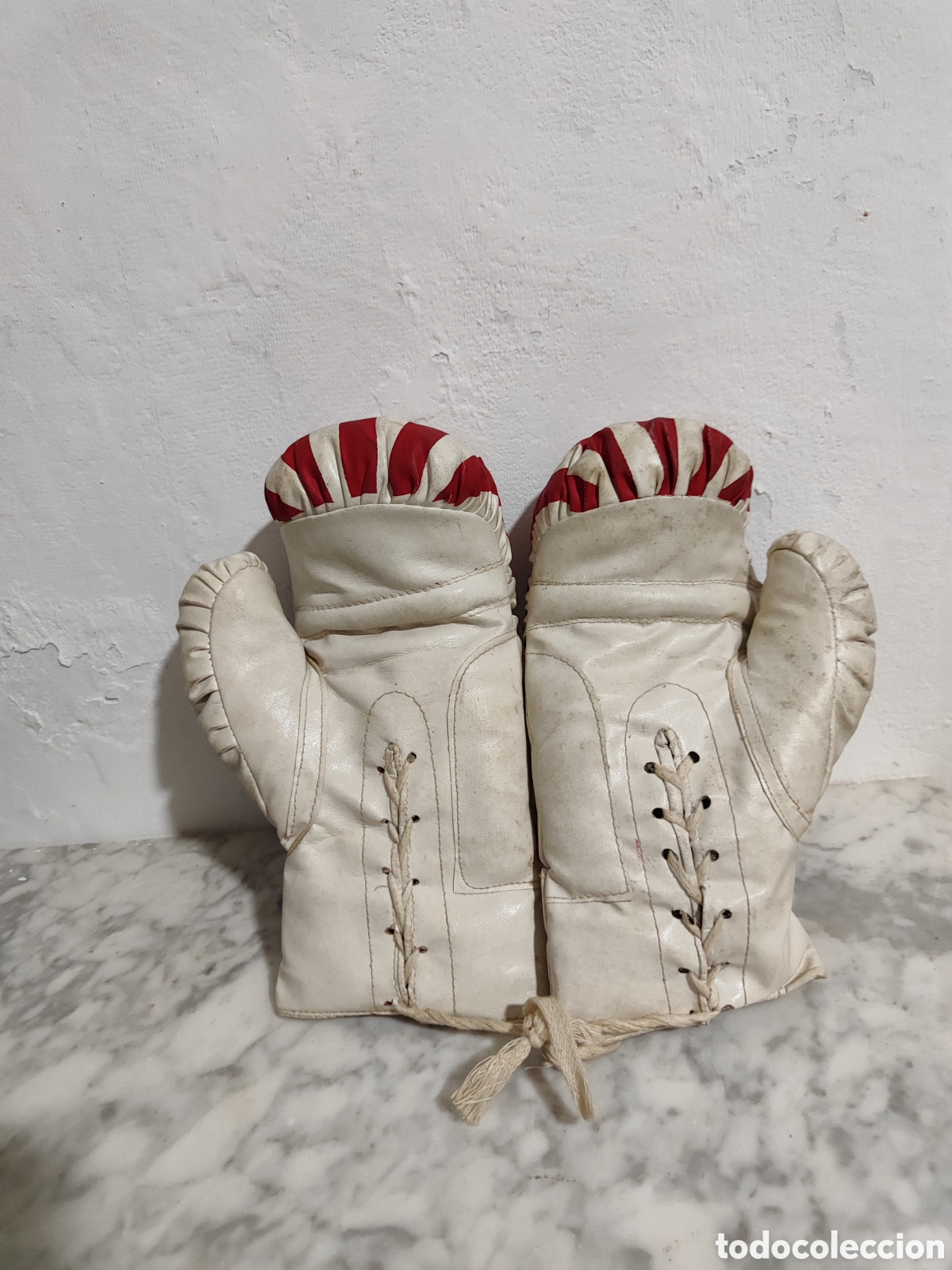 Coleccionismo deportivo: VINTAGE GUANTES DE BOXEO - Foto 2